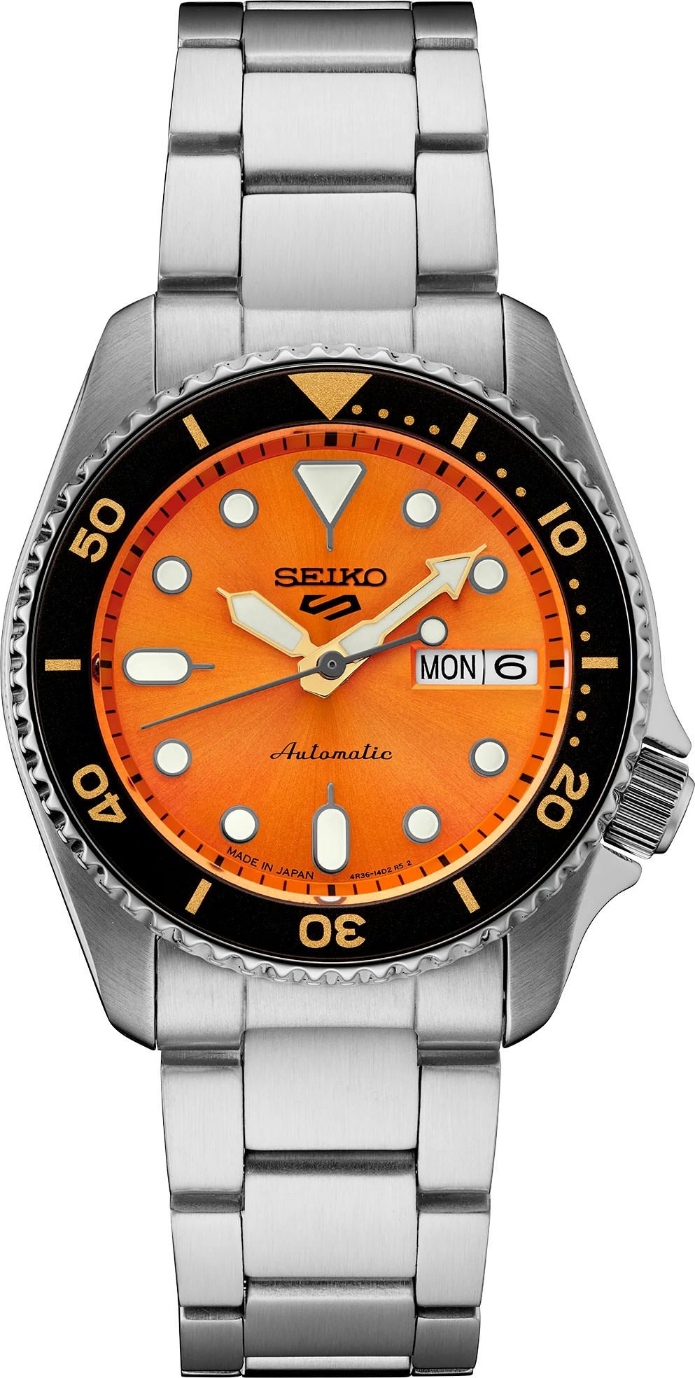 SEIKO SPORT 5 SRPK35K1 "MINI PONKAN ORANGE"
