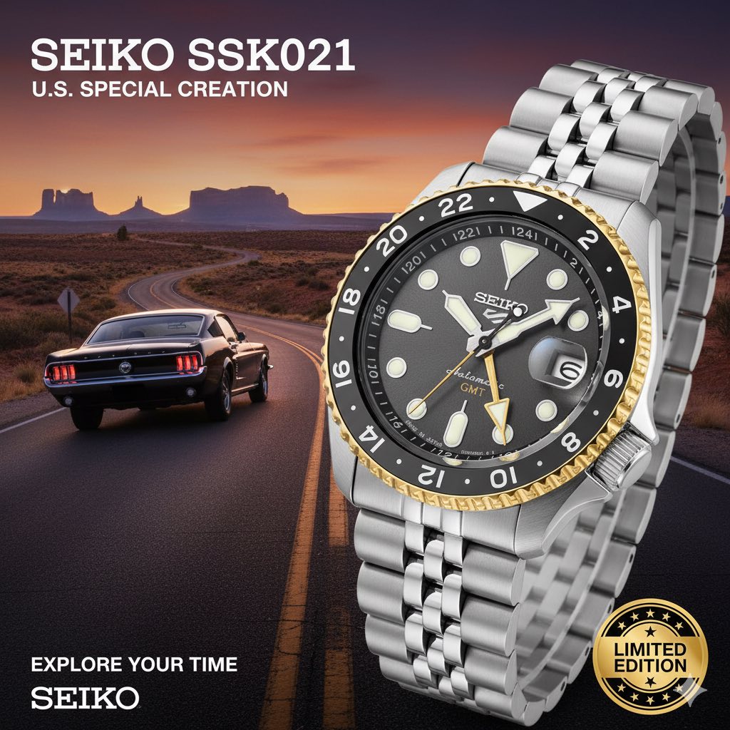SEIKO GMT U.S. CREATION SPECIAL EDITION SSK021