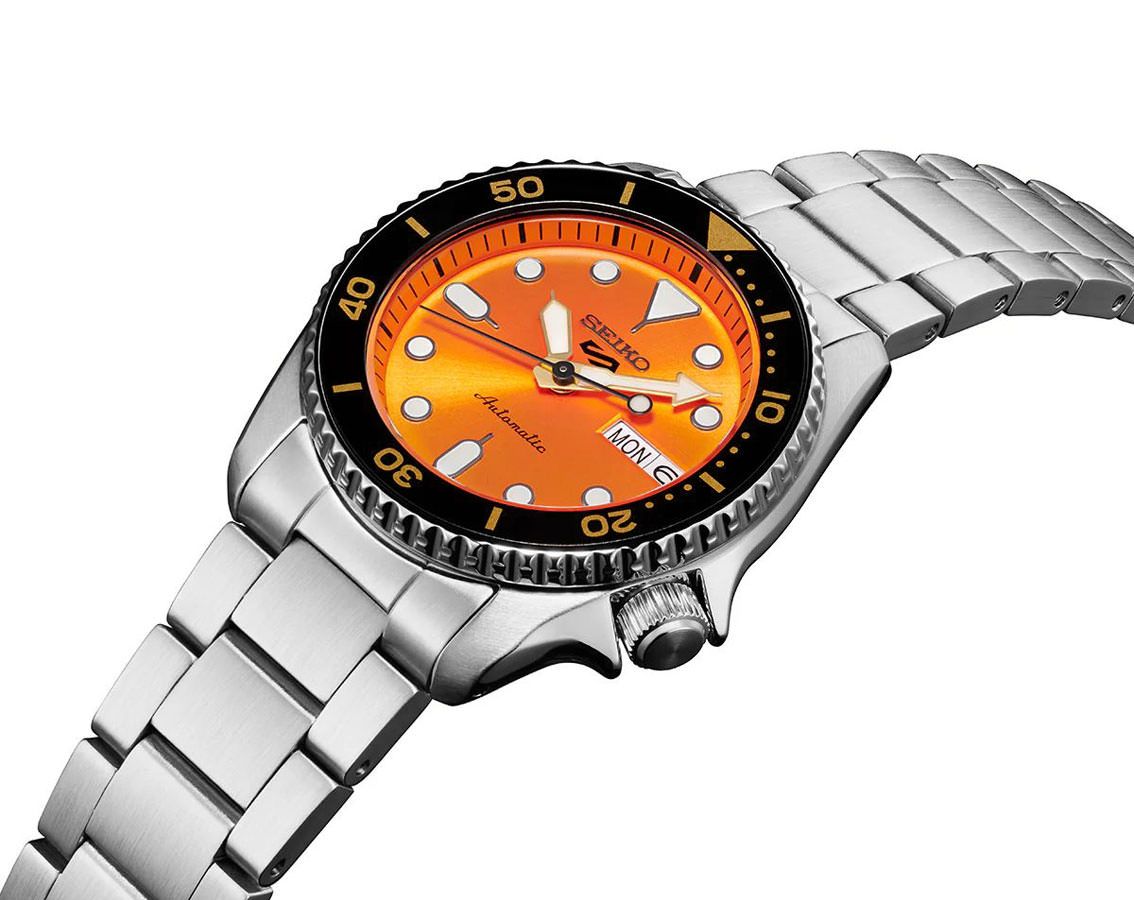 SEIKO SPORT 5 SRPK35K1 "MINI PONKAN ORANGE"