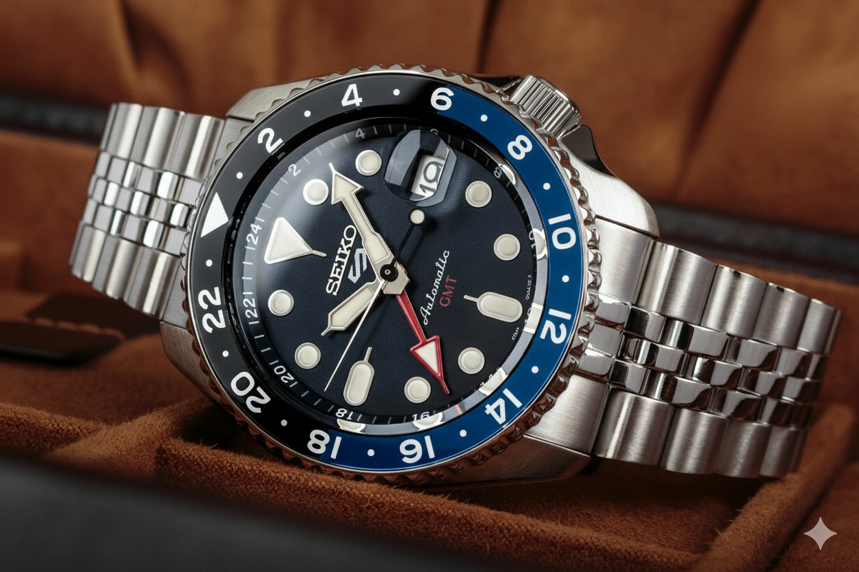 SEIKO GMT SSK003K1 "BATMAN"