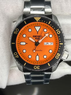 SEIKO  SPORT 5 SRPD59K1 "PONKAN ORANGE"