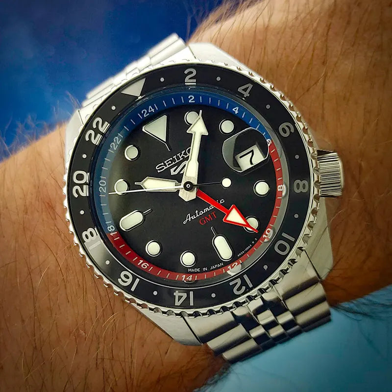 SEIKO GMT SSK019K1 "U.S. SPECIAL CREATION PEPSI CHARCOAL"