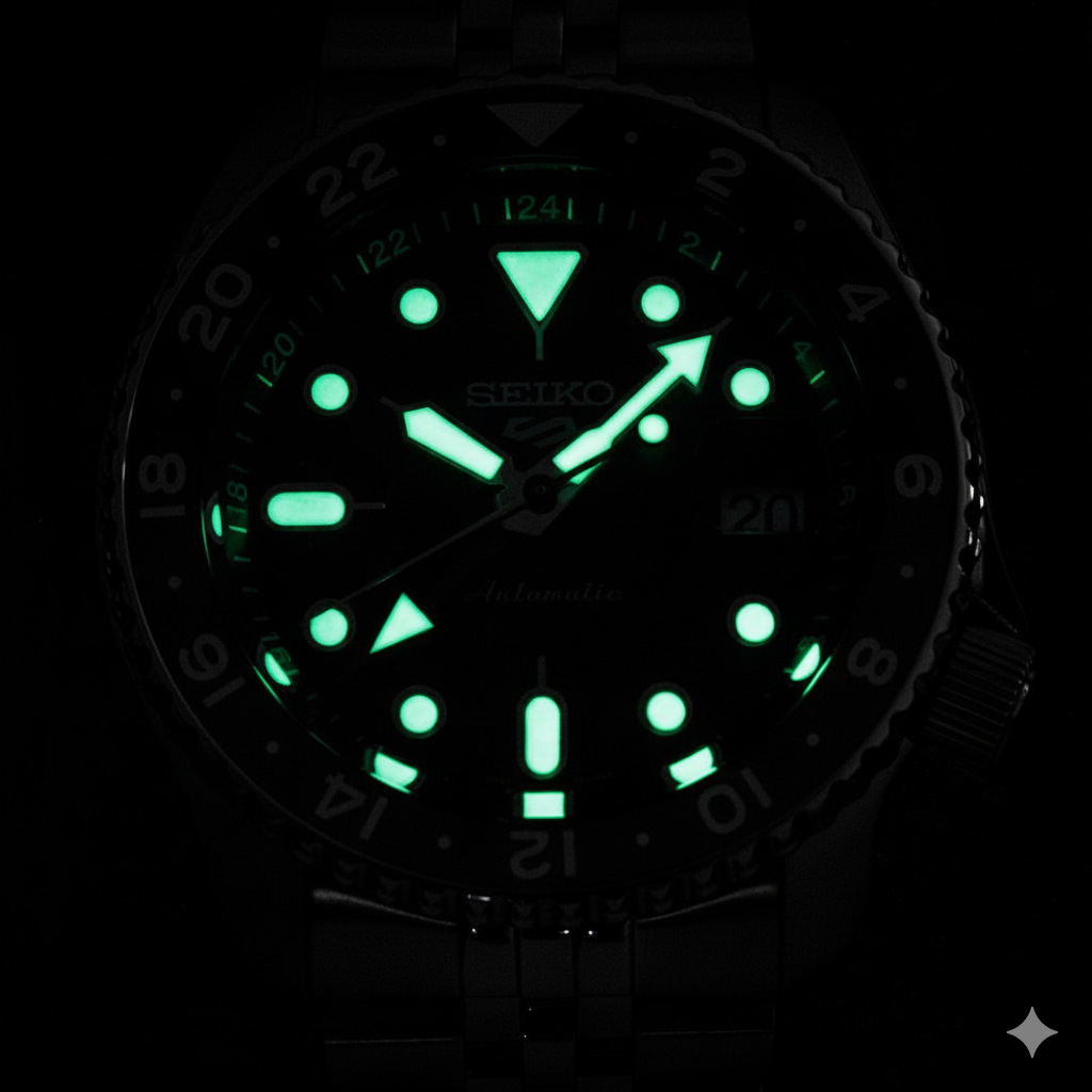 SEIKO GMT SSK003K1 "BATMAN"