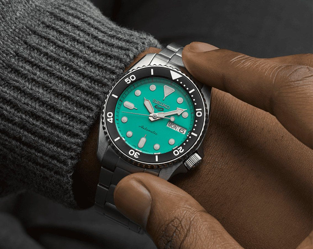 SEIKO SPORT 5 SRPK33K1 "GREEN TORQUOISE"