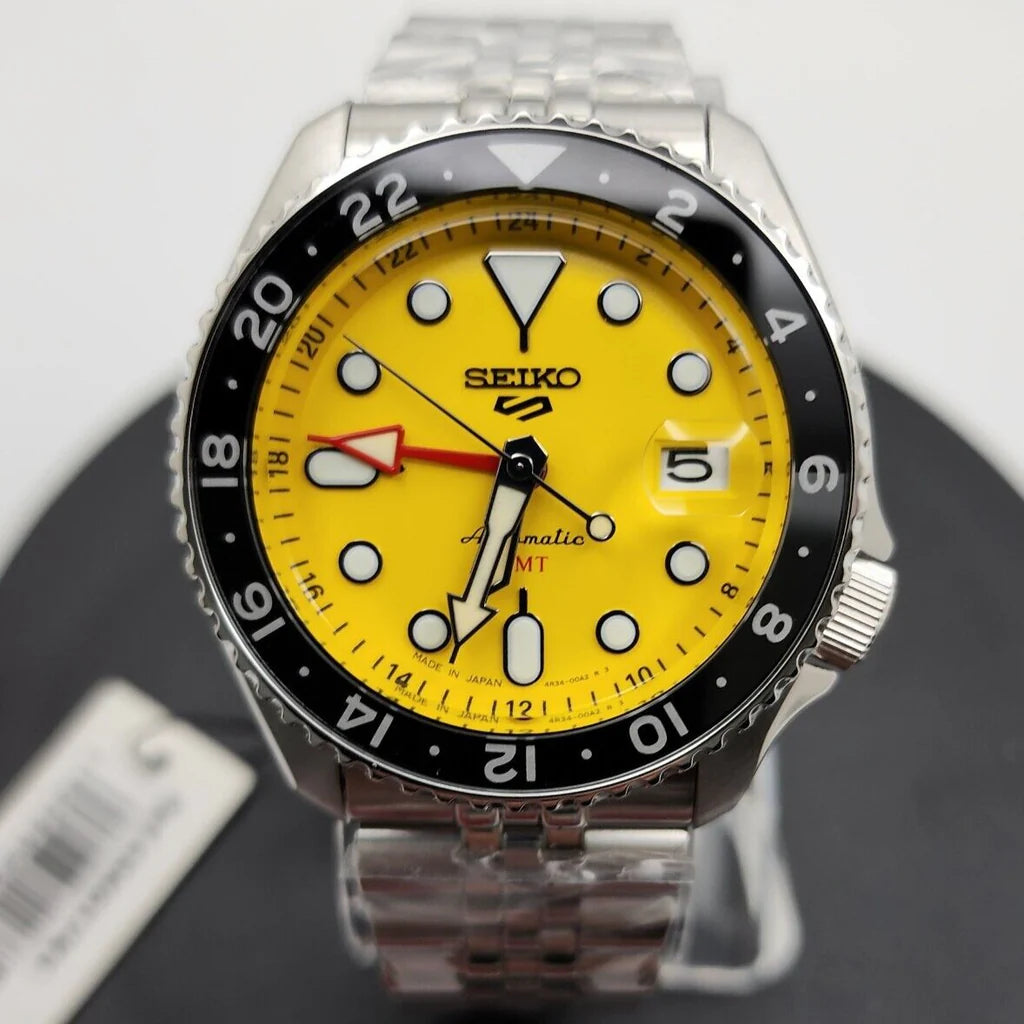 SEIKO GMT SSK017K1 "U.S. SPECIAL CREATION YELLOW"