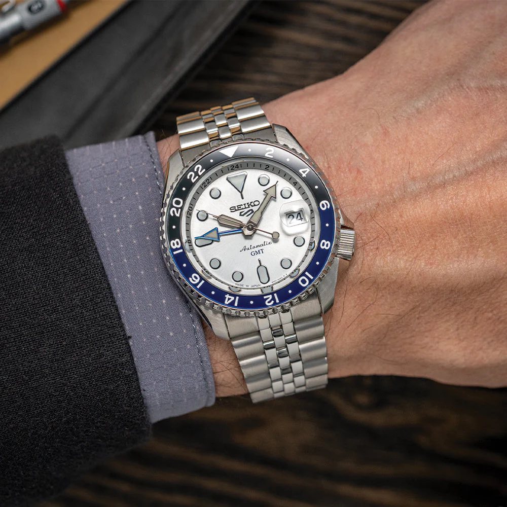 SEIKO GMT SSK033K1 "WHITE BATMAN"