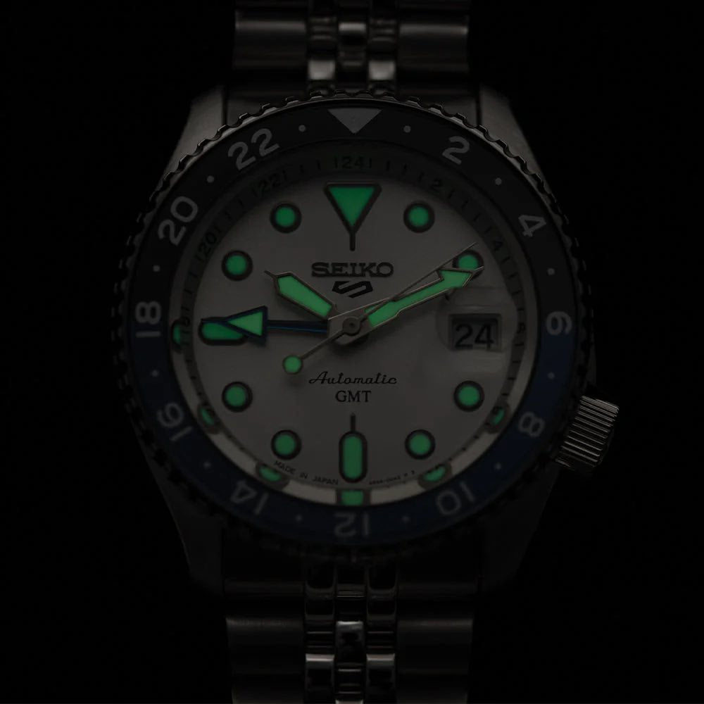 SEIKO GMT SSK033K1 "WHITE BATMAN"