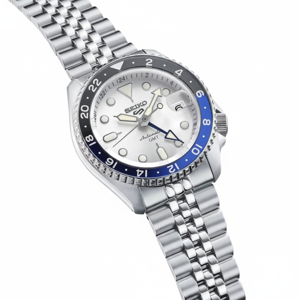 SEIKO GMT SSK033K1 "WHITE BATMAN"