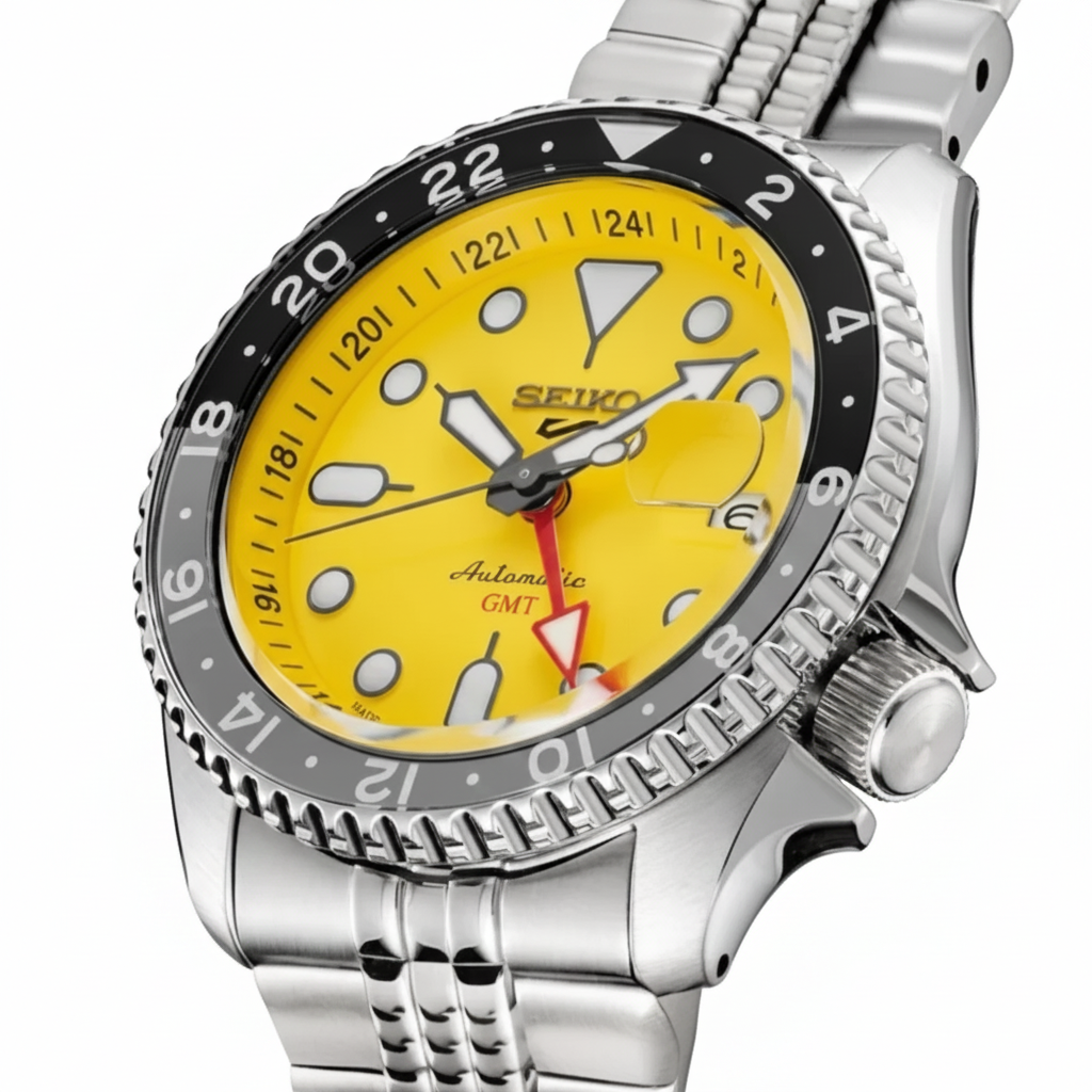 SEIKO GMT SSK017K1 "U.S. SPECIAL CREATION YELLOW"