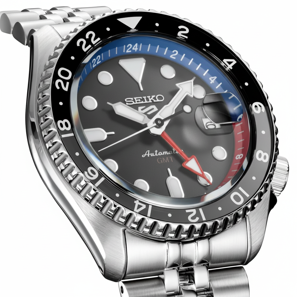 SEIKO GMT SSK019K1 "U.S. SPECIAL CREATION PEPSI CHARCOAL"